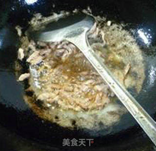三丝炒面筋的做法步骤：9