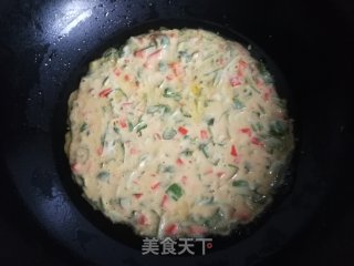 马兰头鸡蛋煎饼的做法步骤：6