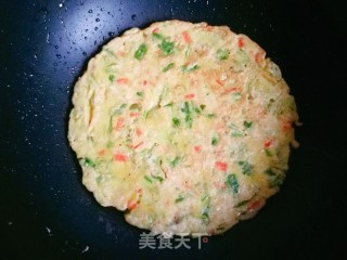 马兰头鸡蛋煎饼的做法步骤：7
