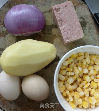 西式土豆鸡蛋的做法步骤：1