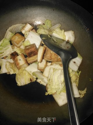 炒白菜豆腐的做法步骤：7