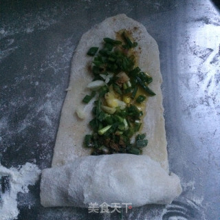 香葱油饼的做法步骤：6