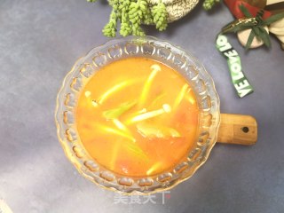 丝瓜松茸菇汤的做法步骤：7