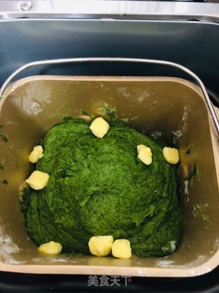 蛋黄肉松艾草果的做法步骤：14