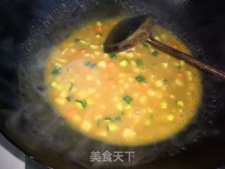 山药咖喱盖浇饭的做法步骤：8