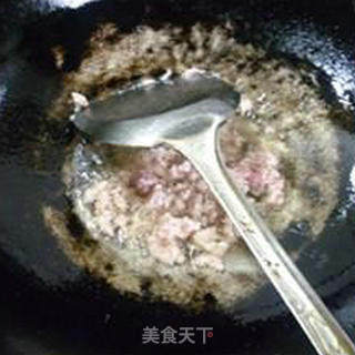芽菜肉末炒茭白的做法步骤：6