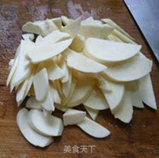 毛豆茭白炒牛肉的做法步骤：7