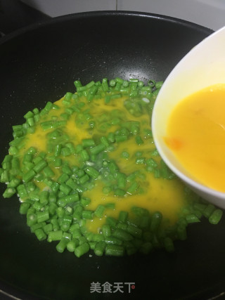 豆角炒蛋的做法步骤：7