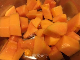 木瓜奶昔的做法步骤：3