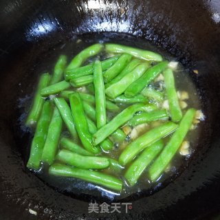 香菇肉片炒四季豆的做法步骤：4