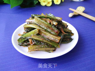 咖喱油麦菜的做法步骤：8