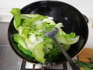 蒜片生菜的做法步骤：5