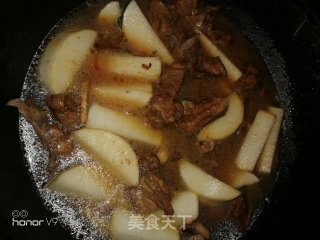 鸭肉焖萝卜条的做法步骤：8