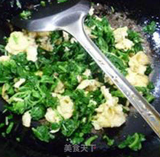 白米苋炒鸡蛋的做法步骤：10