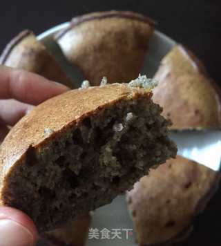 黑芝麻牛奶发糕的做法步骤：8
