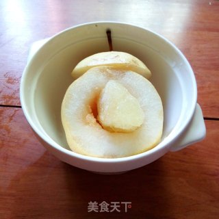 #水果#    冰糖蜂蜜雪梨的做法步骤：5