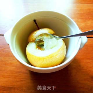 #水果#    冰糖蜂蜜雪梨的做法步骤：9