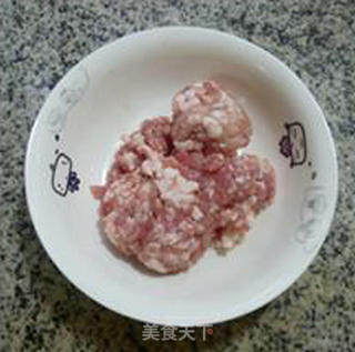 丝瓜肉面筋的做法步骤：3