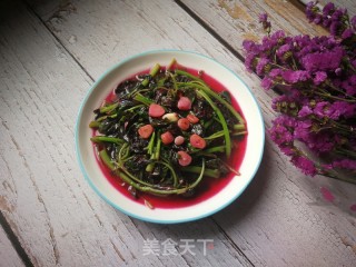 清炒苋菜的做法步骤：8