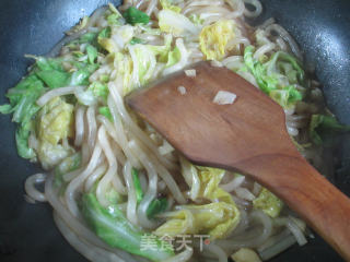 牛心菜炒土豆粉条的做法步骤：11