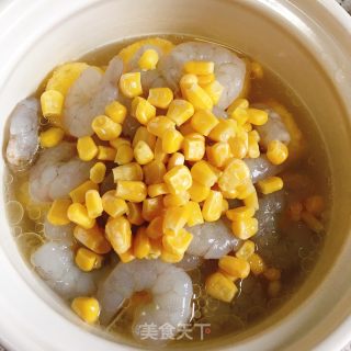 玉子鲜虾煲的做法步骤：8