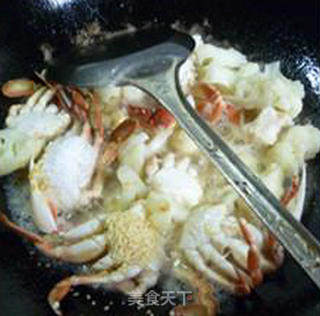 花菜花蟹的做法步骤：7
