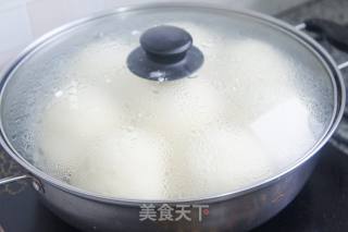 绿豆沙馅白面馍馍的做法步骤：9
