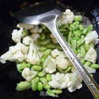 毛豆开洋花菜的做法步骤：5