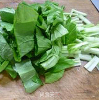 开洋小白菜炒土豆的做法步骤：5