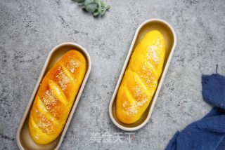 南瓜椰蓉面包条的做法步骤：14