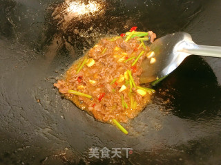 小炒牛肉的做法步骤：10