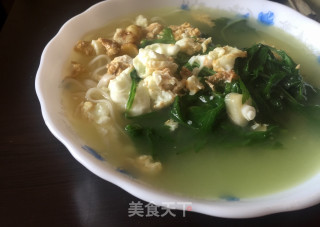 艾叶蛋汤面的做法步骤：7