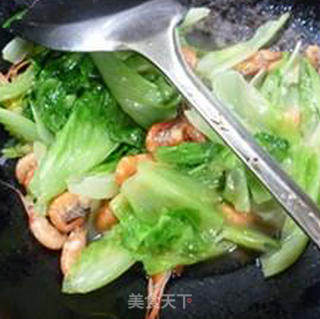 河虾炒生菜的做法步骤：10