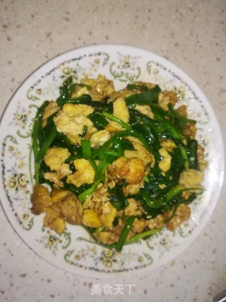 韭菜炒鸡蛋的做法步骤：11
