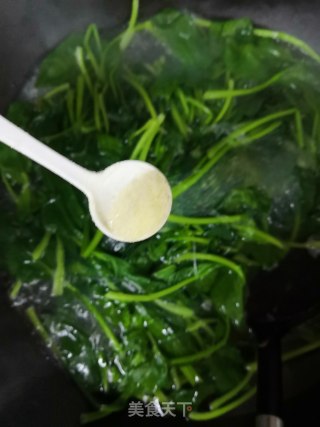 粉丝菠菜汤的做法步骤：4