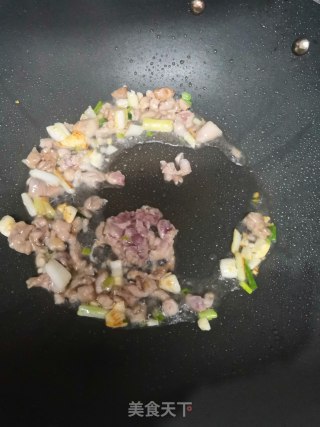 肉末炒不老豆的做法步骤：4