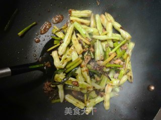 肉末炒不老豆的做法步骤：6