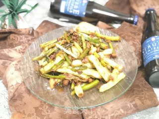 肉末炒不老豆的做法步骤：8