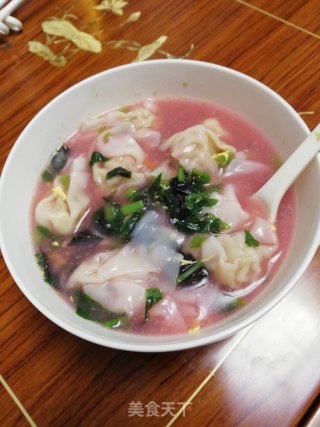 苋菜汤云吞的做法步骤：4