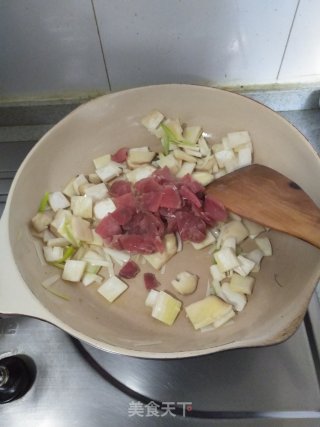 杏鲍菇炒儿菜的做法步骤：8