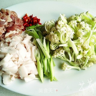 干锅花菜的做法步骤：2