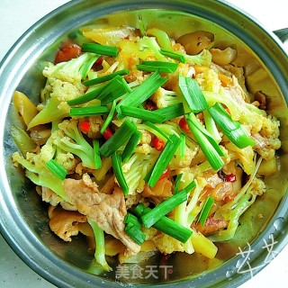 干锅花菜的做法步骤：12