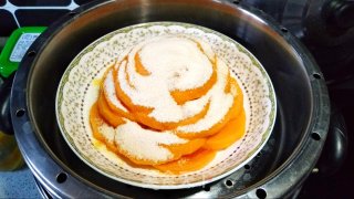 橙汁木瓜的做法步骤：3