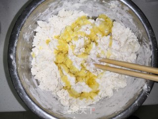 秋葵鸡蛋卷饼的做法步骤：2