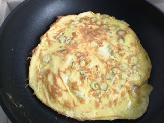 秋葵鸡蛋卷饼的做法步骤：10