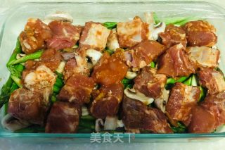 子排烤芦笋蘑菇的做法步骤：18