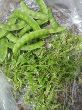蒜香豌豆角的做法步骤：1
