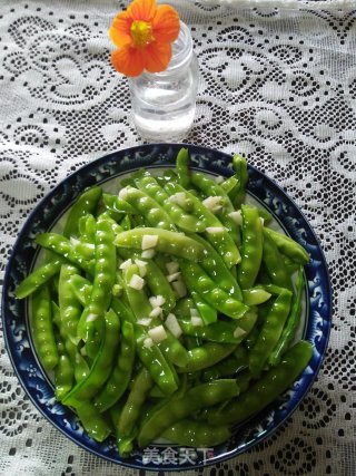 蒜香豌豆角的做法步骤：7