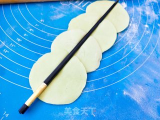 绿玫瑰花馒头的做法步骤：5