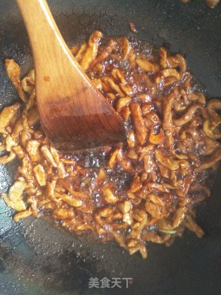青椒肉丝的做法步骤：5